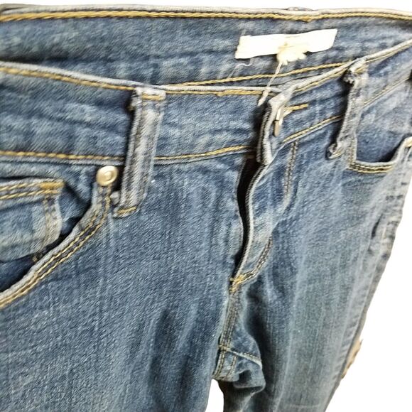 21 Denim Womens Size 26x32 Blue Solid Skinny Jeans - Picture 4 of 9